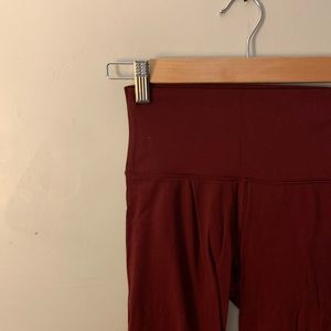 Burgundy lounge leggings